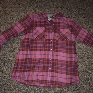 Women's flannel shirt. Button up!